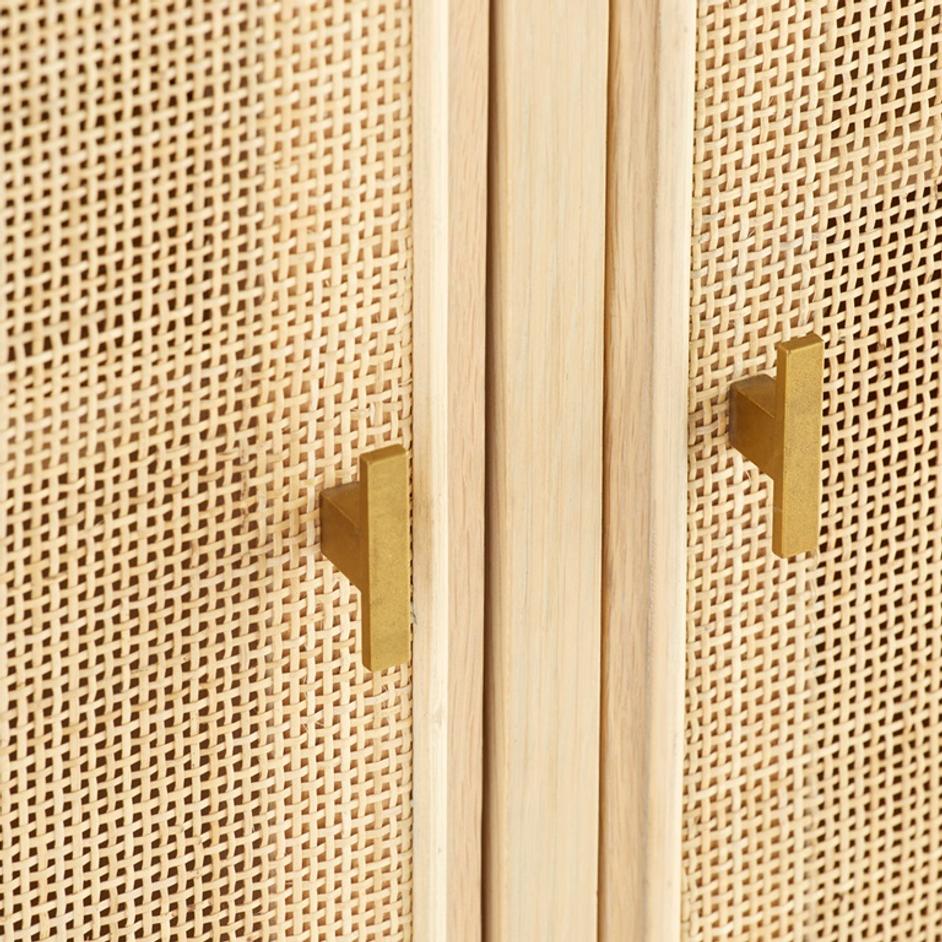 Lamu Cabinet |Oak | Black by Cyan Design