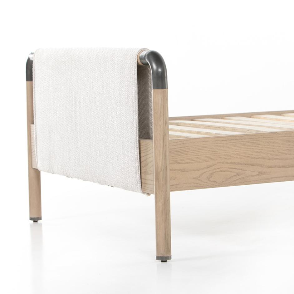 Harriett Bed In Gibson Wheat In Twin by FOUR HANDS