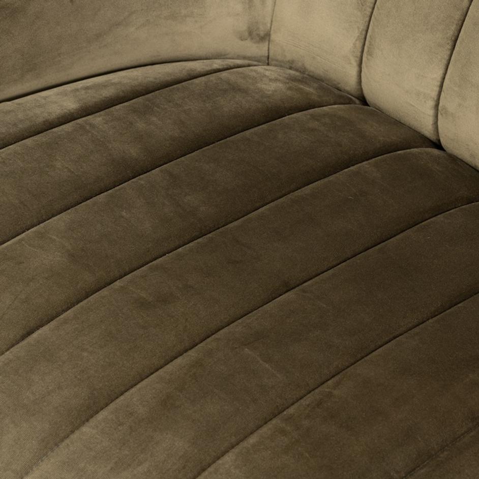 Audie Swivel Chair In Surrey Olive by FOUR HANDS