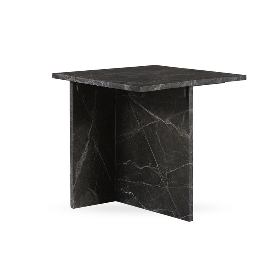 Bexly Marble Square End Table - Green by Classic Home