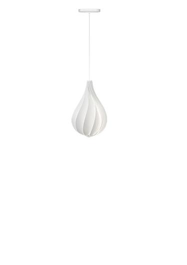 Alva Mini Hardwired Pendant with White Cord by UMAGE