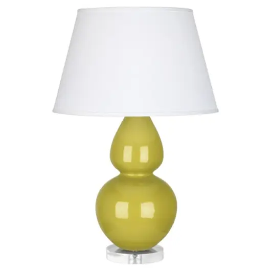 Citron Double Gourd Table Lamp by Robert Abbey