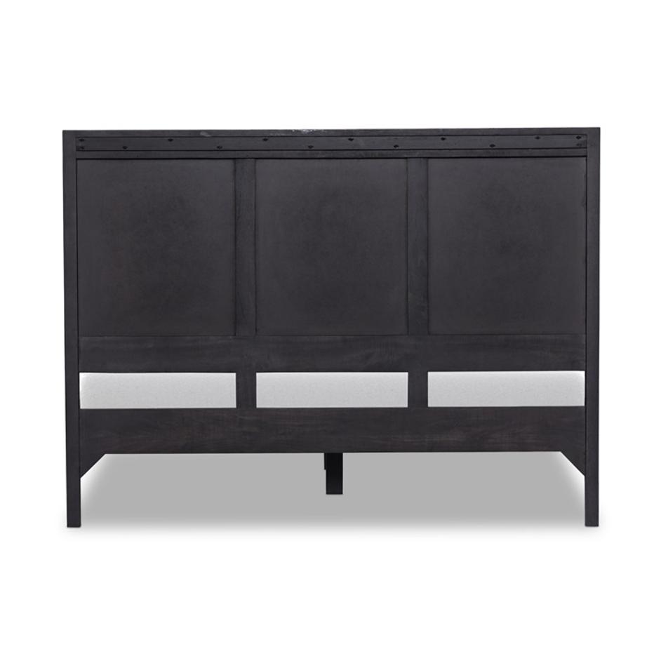 Sydney Queen Bed - Black Wash by Four Hands