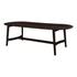 TRIE DINING TABLE SMALL DARK BROWN by Moes Home
