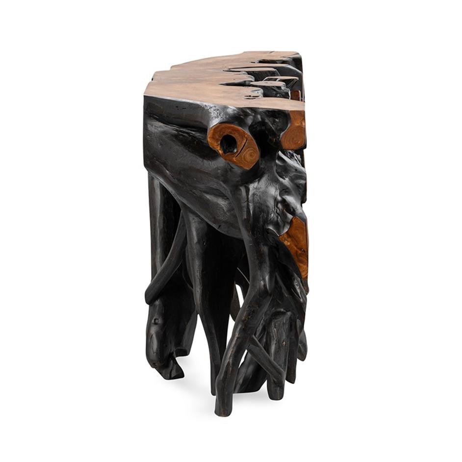 Cypress Root Console Table 70-71" by Classic Home