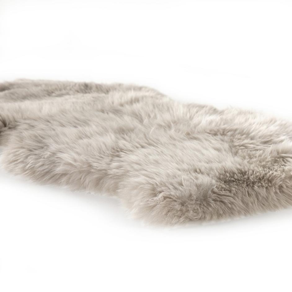 Lalo Ombre Throw - Light Grey Ombre by Four Hands