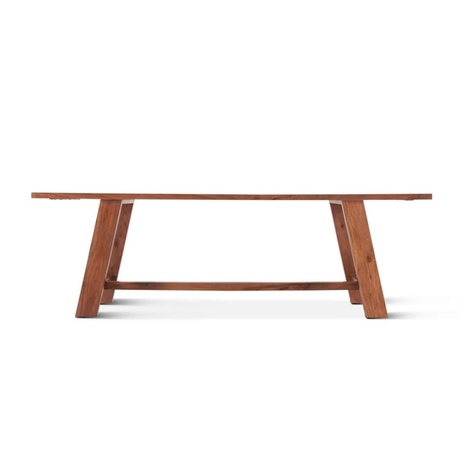 Savannah 94" Dining Table, Cinnamon Brown by Home Trends & Design