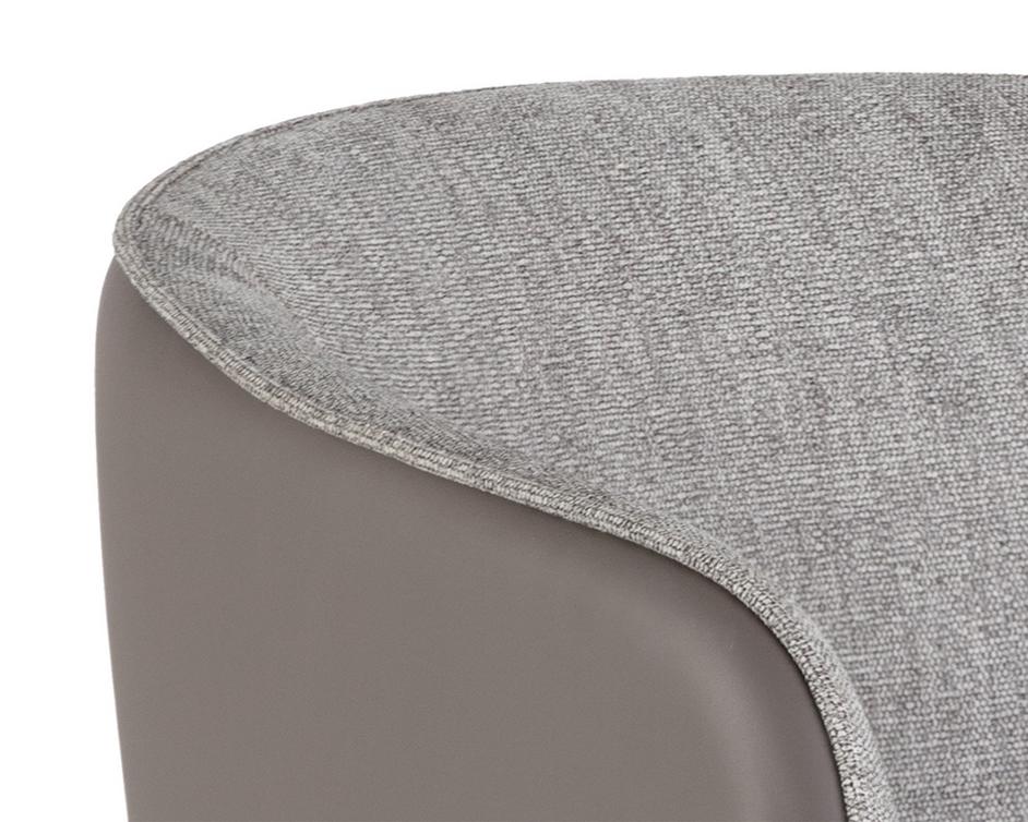 Asher Counter Stool - Flint Grey / Napa Taupe by Sunpan