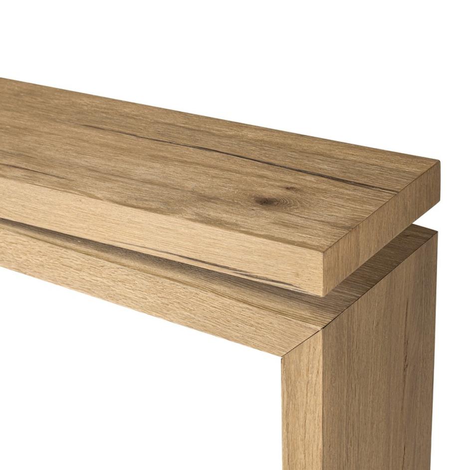 Matthes Console Table - 79" - Worn Oak Veneer by Four Hands