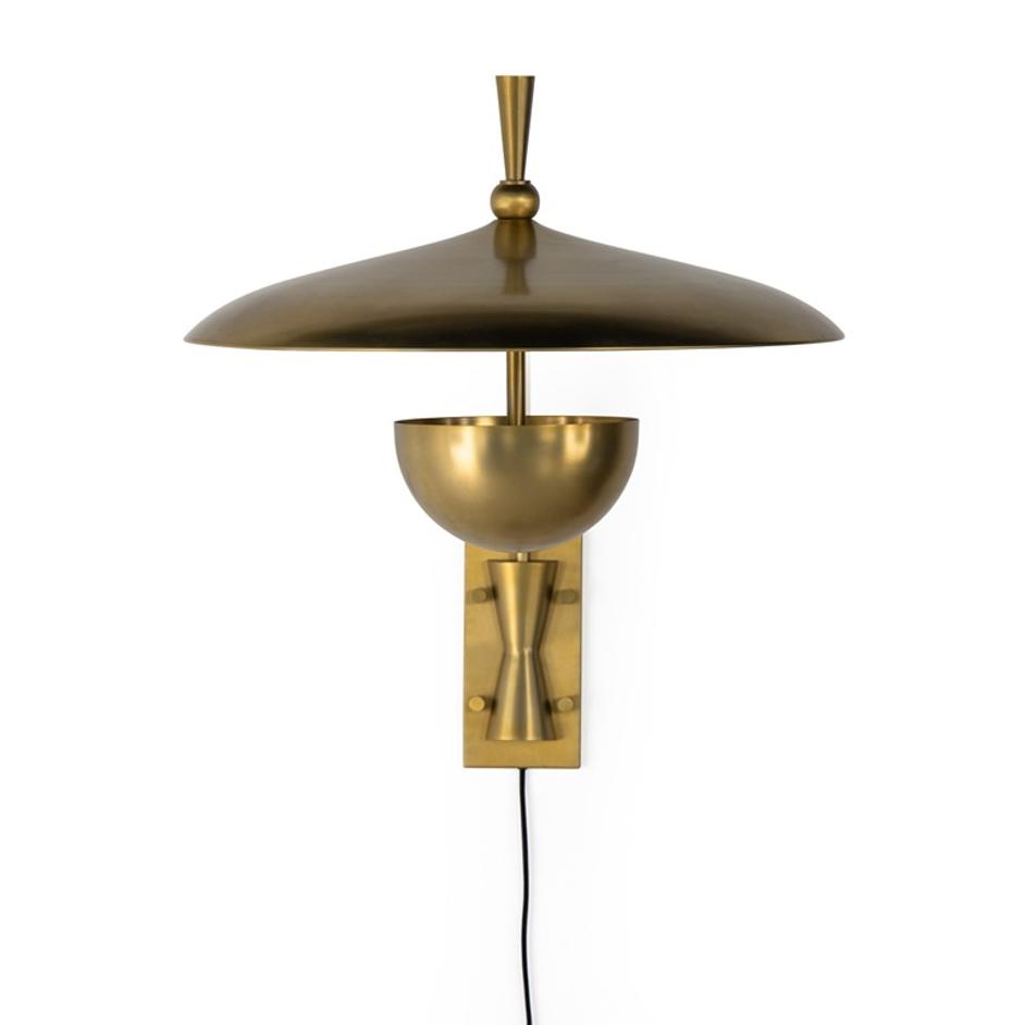 Bennington Sconce - Antique Brass Iron by Four Hands