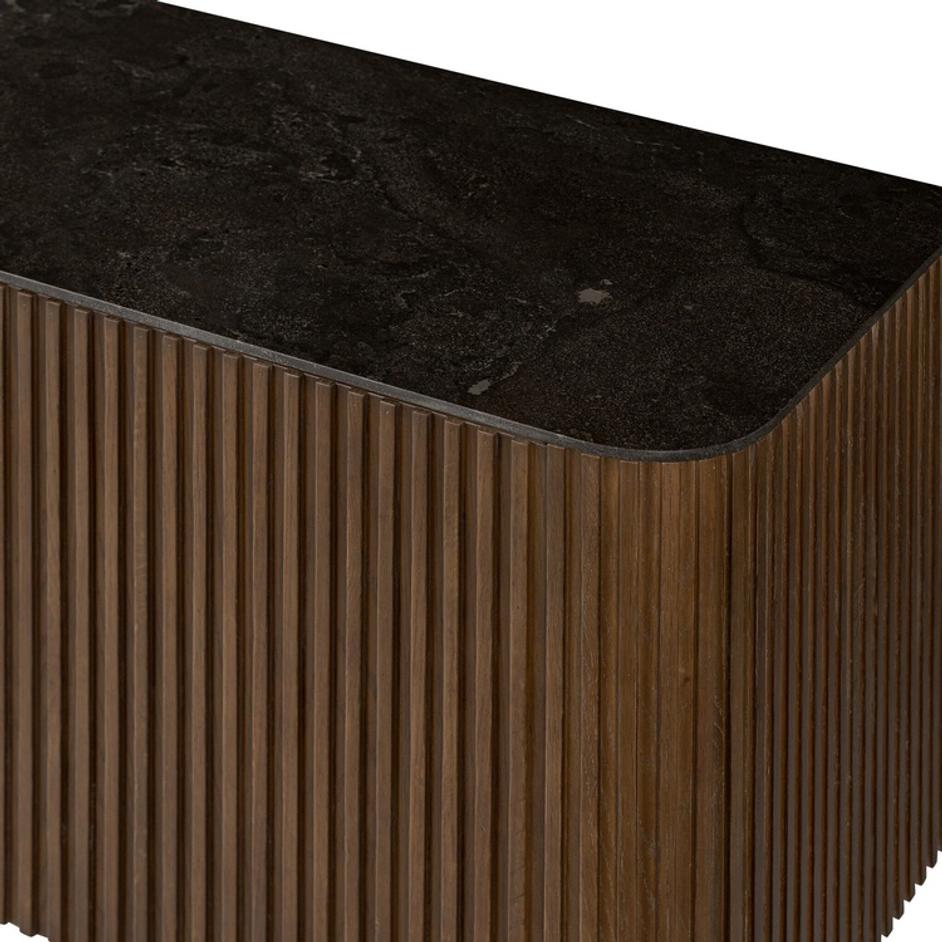 Fletcher Media Console - Terra Brown Oak by Four Hands