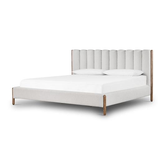 Emma King Bed - Knoll Sand by Four Hands
