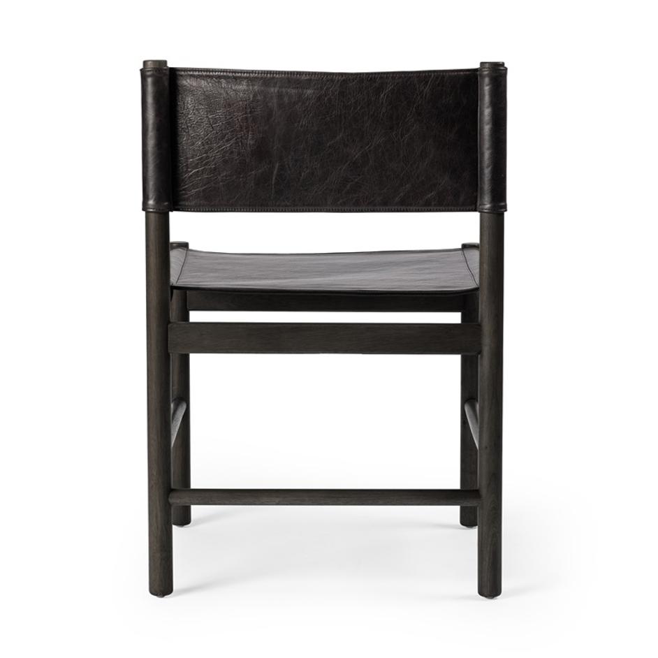 Kena Dining Chair In Charcoal Parawood by FOUR HANDS