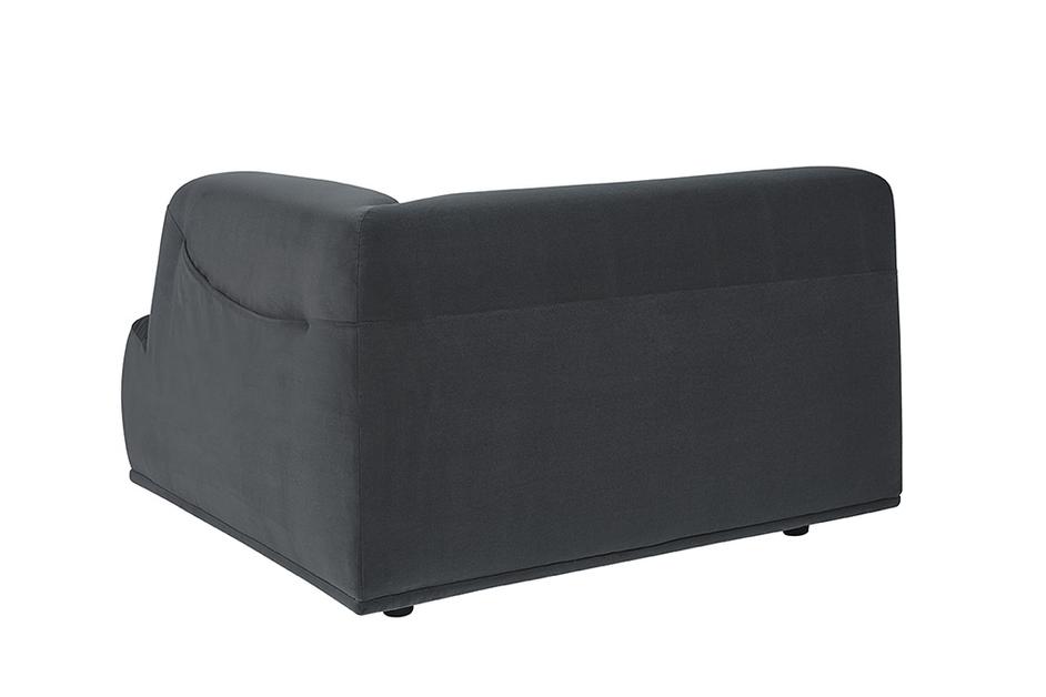 Darren Modular - Right Armchair - Smokescreen by Sunpan