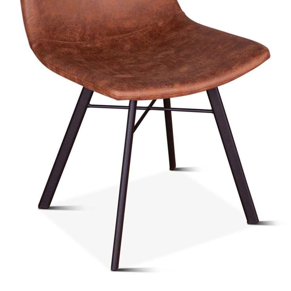 Sam Chair, Trapper Brown by Home Trends & Design