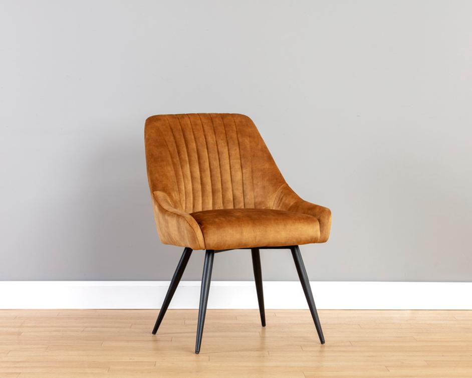 CHARDON DINING CHAIR - NONO TAPENADE GOLD by Sunpan