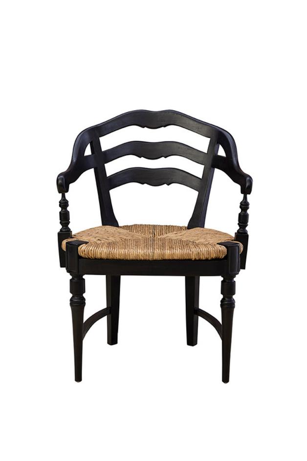 Black Maverick Arm Chair by Furniture Classics