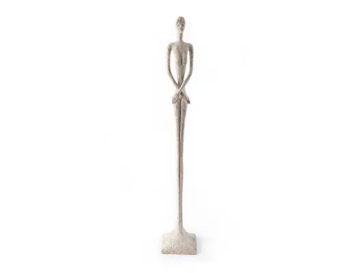 Skinny Female Sculpture, Roman Stone 84"H by PHILLIPS COLLECTION