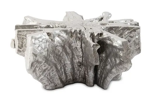 Freeform Coffee Table, Silver Leaf by PHILLIPS COLLECTION