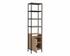 AMBROSE MODULAR BOOKCASE - SMALL - RUSTIC OAK - BLACK by Sunpan
