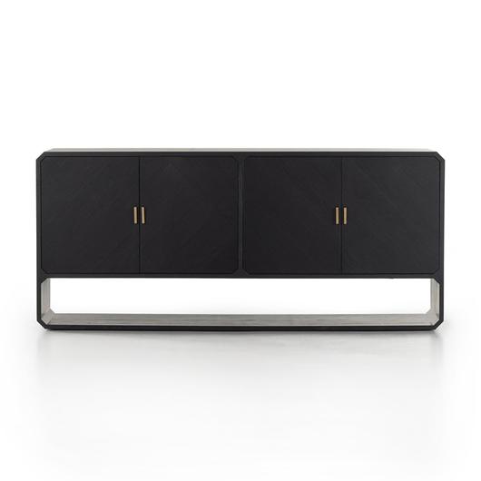 Caspian Sideboard In Black Ash Veneer by FOUR HANDS