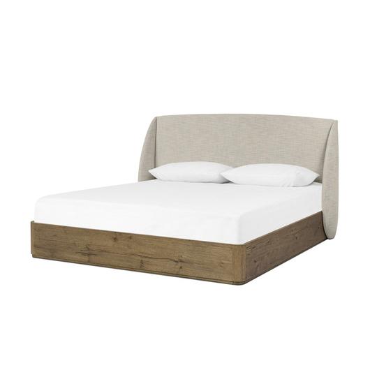Maeve Queen Bed - Laken Taupe by Four Hands