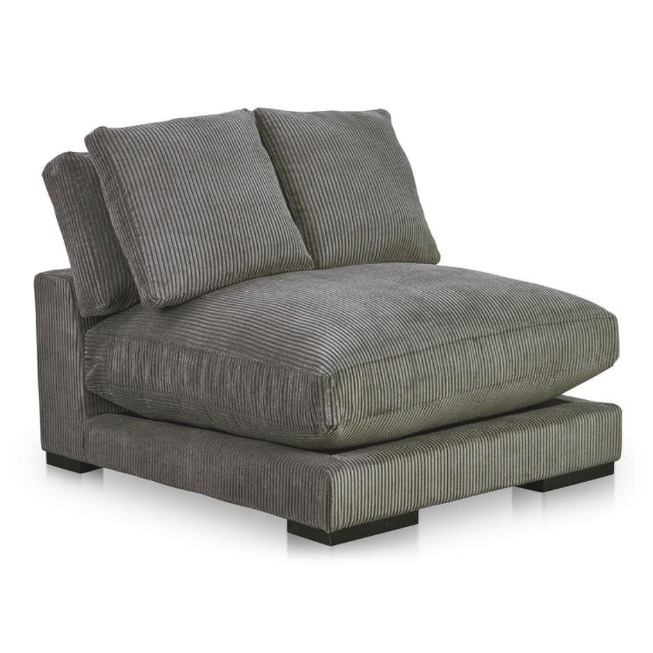 Plunge Slipper Chair Charcoal by Moes Home