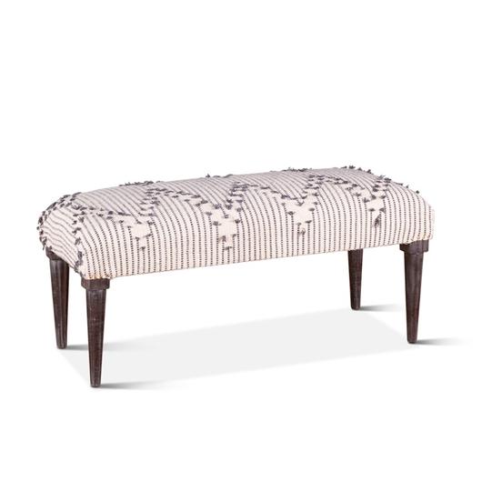 Marrakech 42" Upholstered Handloom Durry Accent Bench by Home Trends & Design