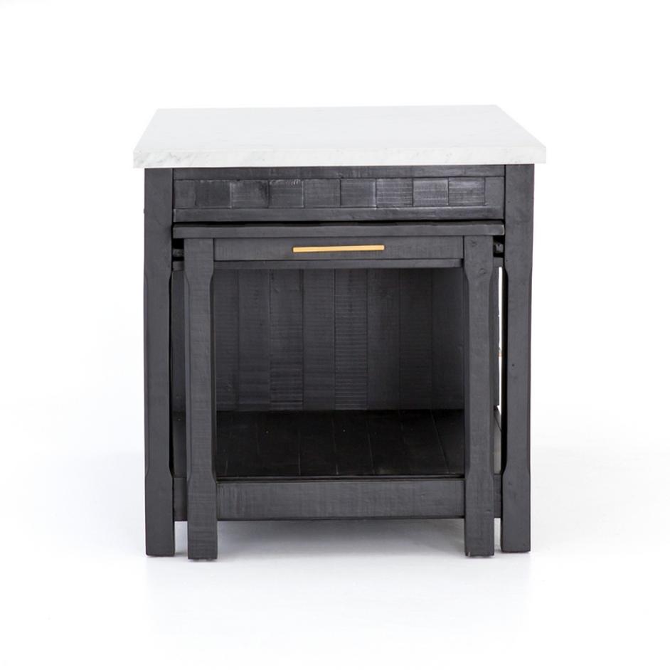 Ian Kitchen Island-Black Acacia by FOUR HANDS
