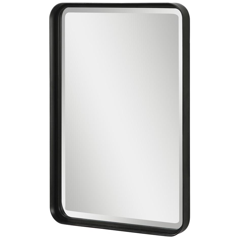 Croften Black Vanity Mirror by Uttermost