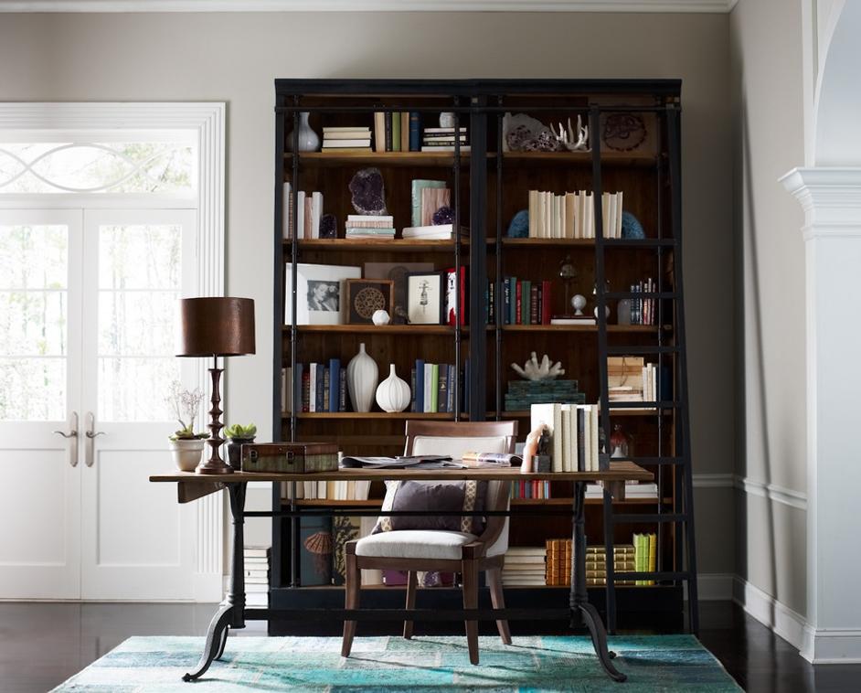 Ivy Bookcase In Matte Black by FOUR HANDS