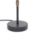 Maurice Table Lamp In Matte Black Plaster And Antiqued Iron And Antique Brass Iron by Four Hands