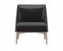 ANDRIA LOUNGE CHAIR - ARASHI BLACK by Sunpan
