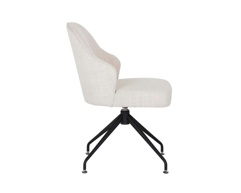 BRETTA SWIVEL DINING CHAIR - MOTO STUCCO by Sunpan