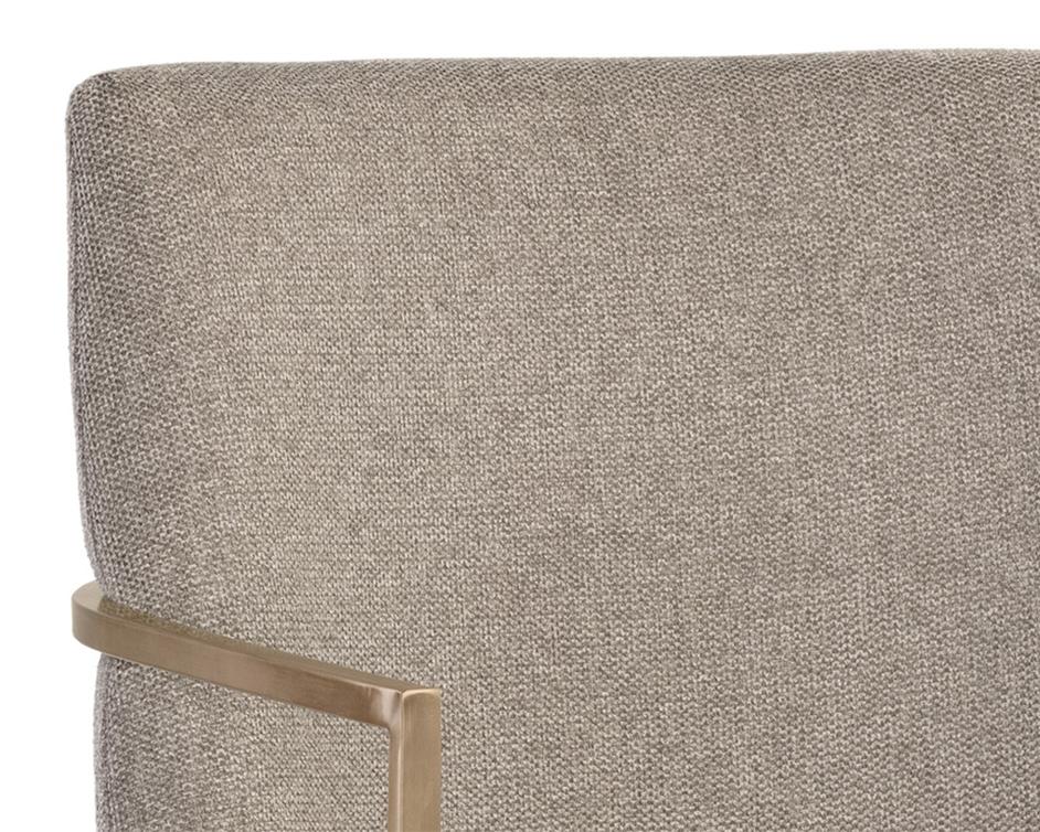 Rayla Dining Armchair - Belfast Oyster Shell by Sunpan