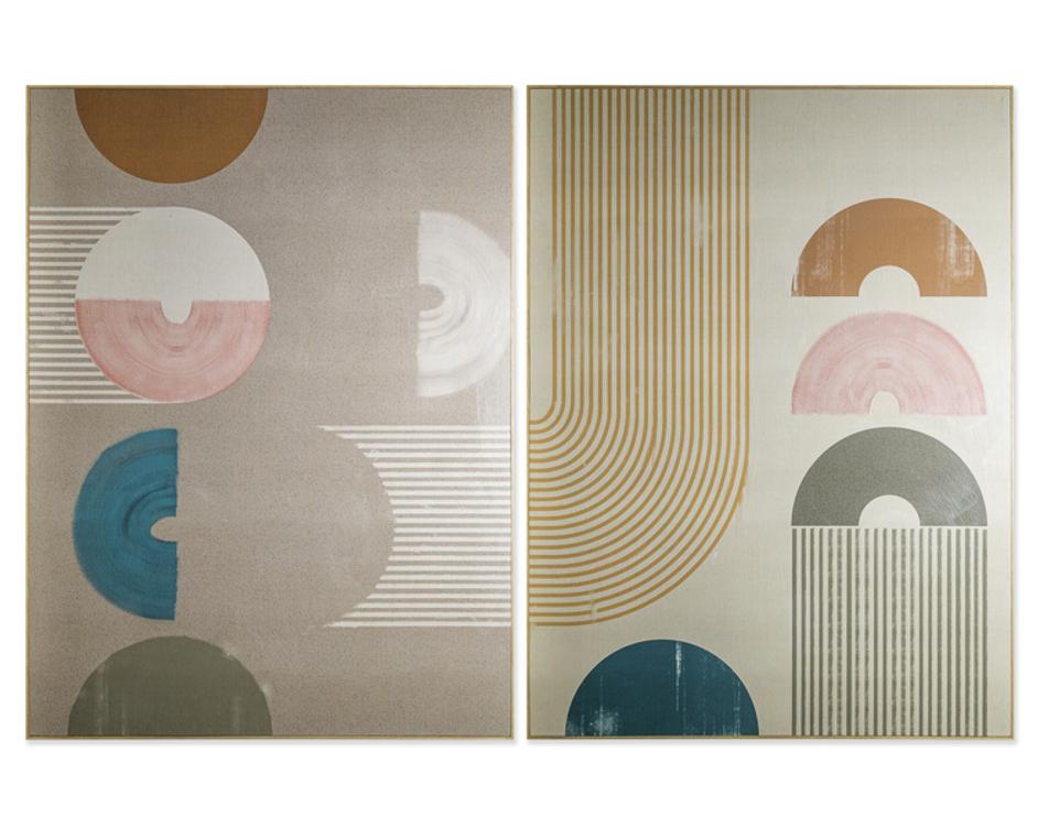 NEW BEGINNINGS (SET OF 2) - 48" X 64" - NATURAL FLOATER FRAME by Sunpan