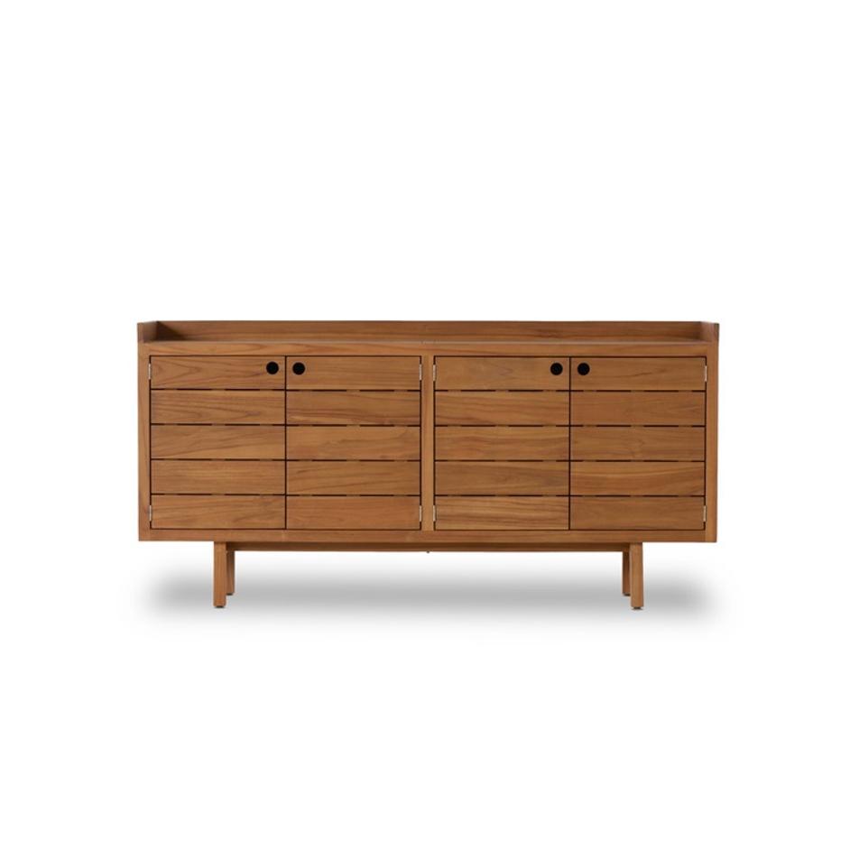 Lula Outdoor Sideboard - Natural Teak-FSC by Four Hands