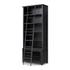 Admont Bookcase And Ladder In Worn Blk by FOUR HANDS