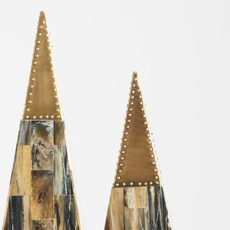 Cairo Spire| Brass- Small by Cyan Design