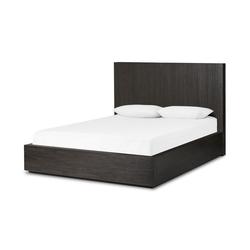 Leo Queen Bed - Smoked Black by Four Hands