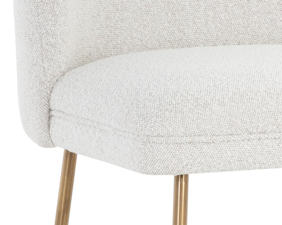 KELTY COUNTER STOOL - GOLD - COPENHAGEN WHITE by Sunpan