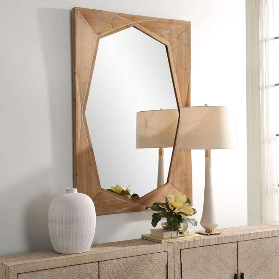 Marquise Natural Wood Mirror by Uttermost