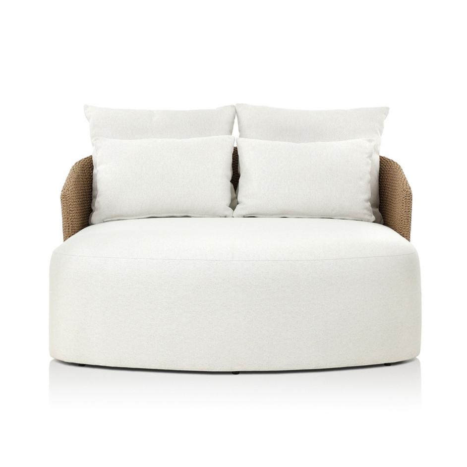 Maven Outdoor Double Chaise - Faux Hyacinth by Four Hands