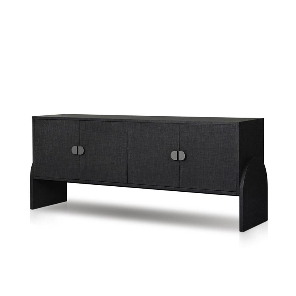 Cressida Sideboard - Black Linen by Four Hands