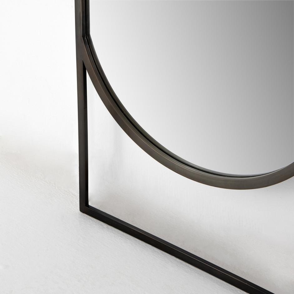 Dawson Floor Mirror in Ombre Brass by FOUR HANDS