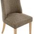 New Paris KD Fabric Dining Side Chair, Pasadena Taupe by New Pacific Direct