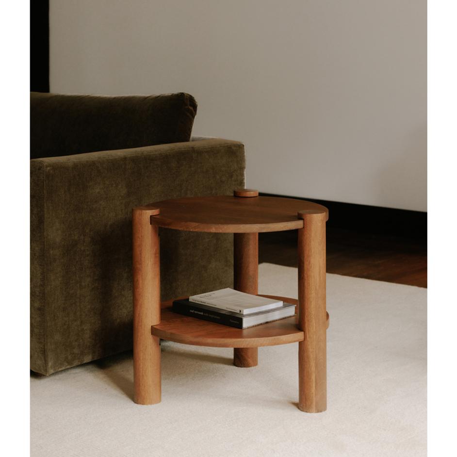 Olsen Accent Table Vintage Brown by Moes Home