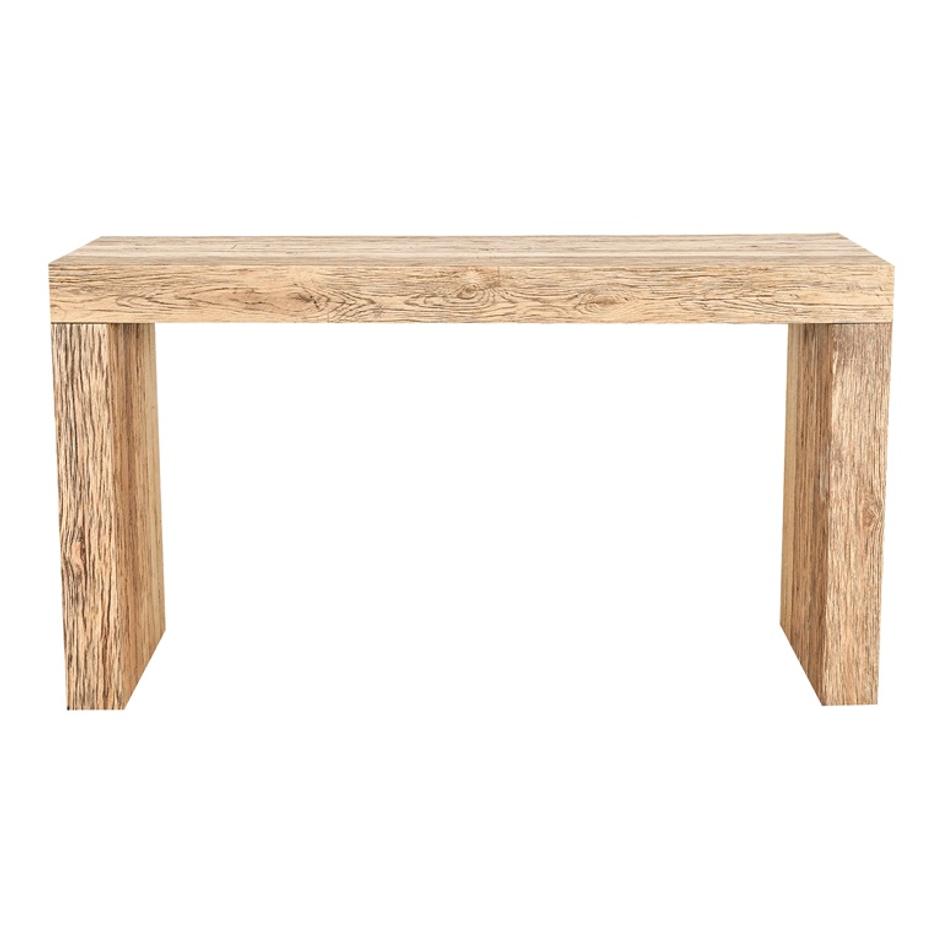 EVANDER CONSOLE TABLE AGED OAK by Moes Home