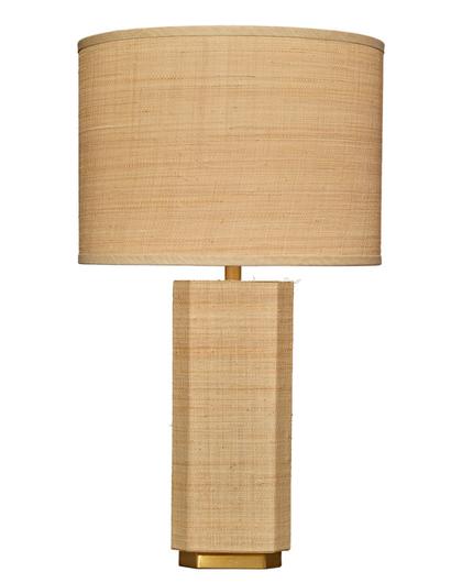 Utopia Raffia Table Lamp with Raffia Shade by Jamie Young