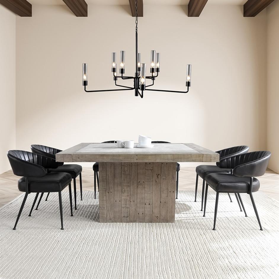 Umbria Dining Chair Black by Classic Home